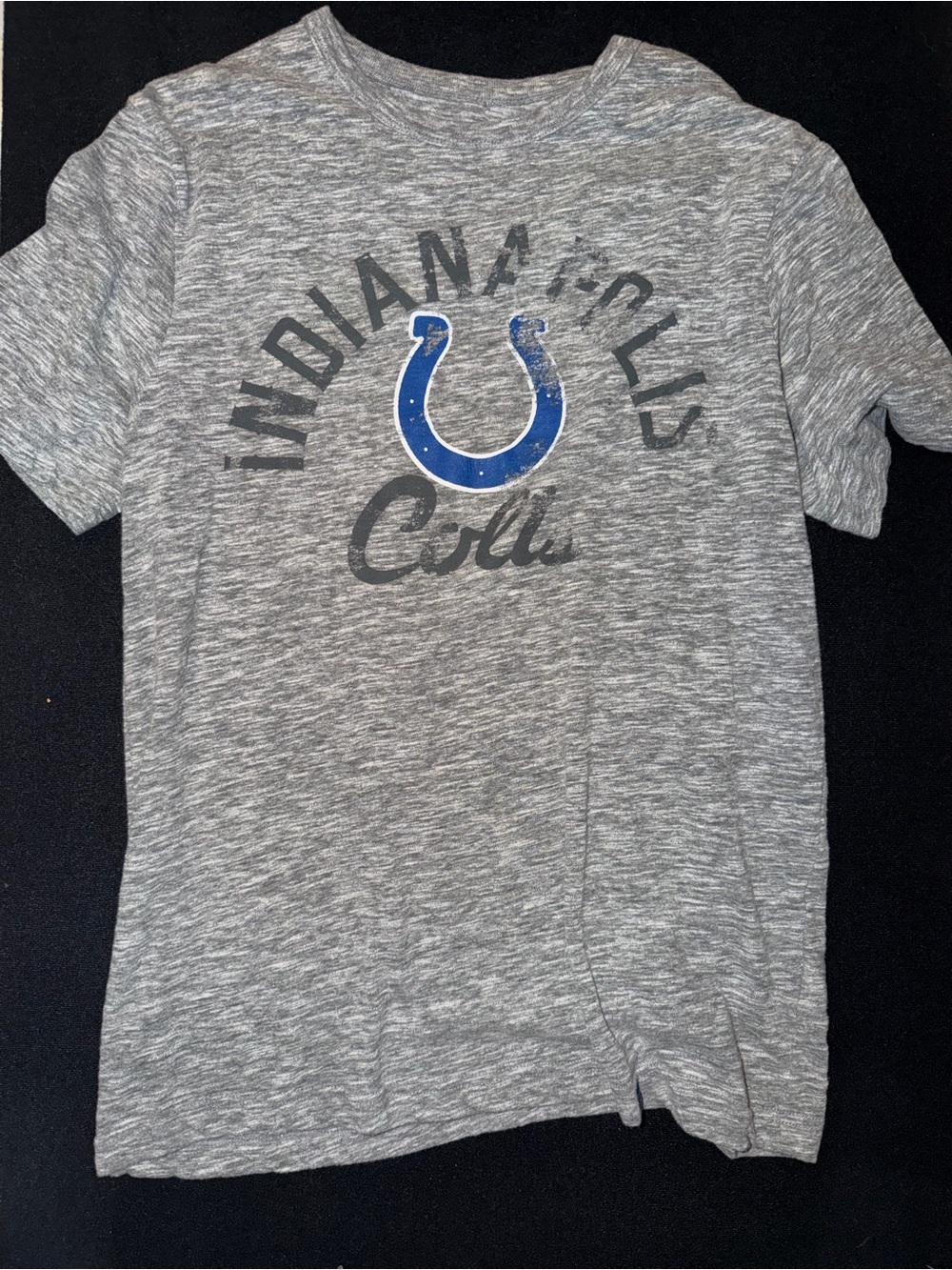 Men's Gray Heather Indianapolis Colts Short Sleeve T-Shirt